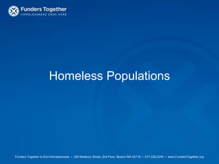 Homeless Populations 