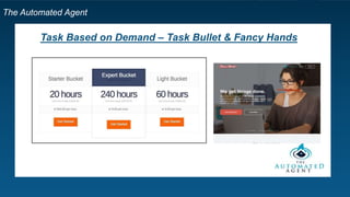 The Automated Agent
Task Based on Demand – Task Bullet & Fancy Hands
 