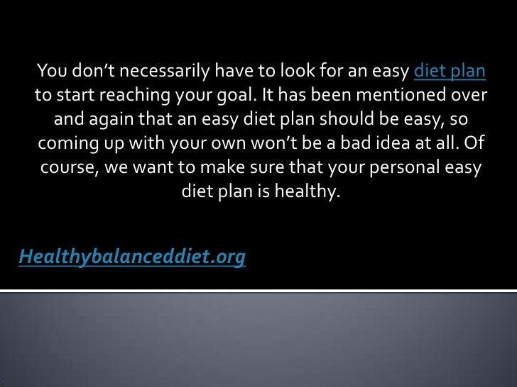 how to start a healthy diet plan