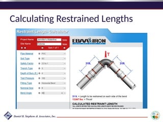 Calculating Restrained Lengths
 