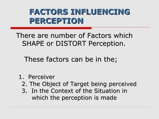 Perceiver Target Perception | PPT
