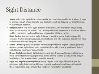 Unit 2 - Civil Engineering Geometric Design of Highways | PPTX