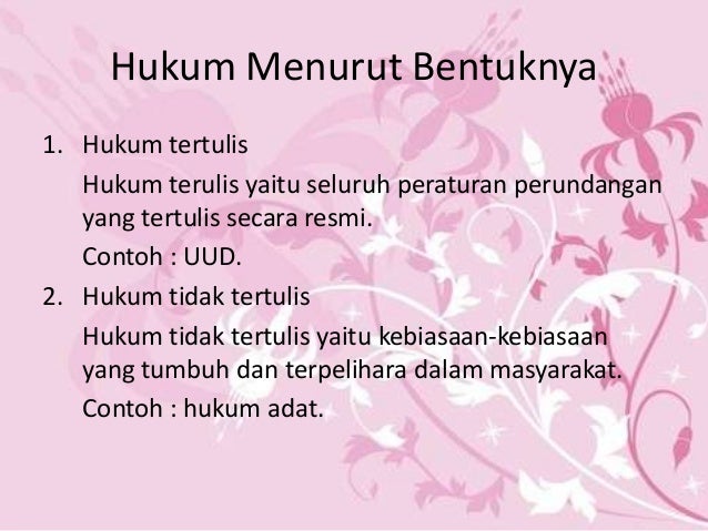 Hukum dan peradilan nasional