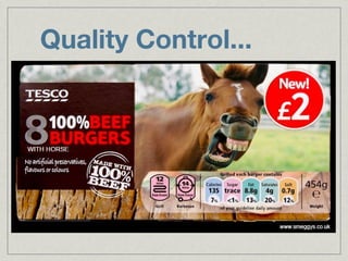 Quality Control...
 
