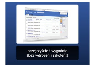 przejrzyście i wygodnie
(bez wdrożeń i szkoleń!)
 
