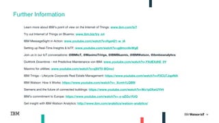 IoT Platform Meetup - IBM