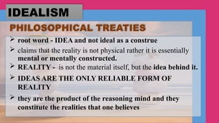 Ideality Definition 2 IDEALISM of the teaching profession.pptx