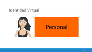 Identidad Virtual
Personal
6
 