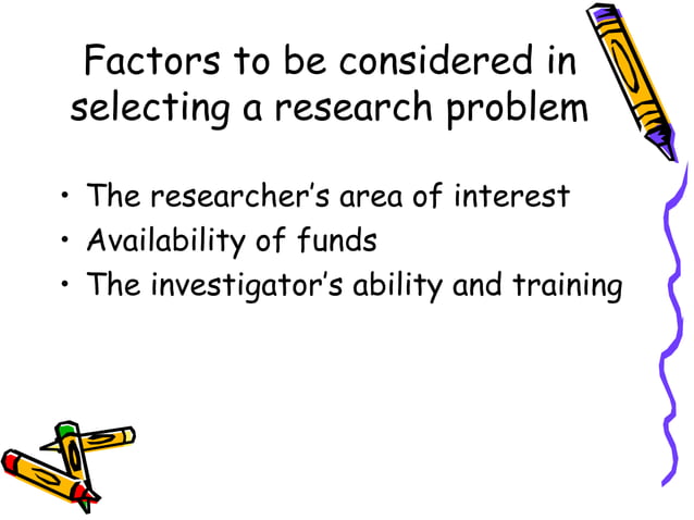 2 Identifying a Research Problem PowerPoint | PPT