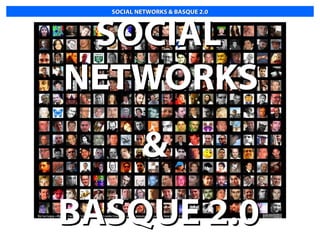 SOCIAL NETWORKS & BASQUE 2.0SOCIAL NETWORKS & BASQUE 2.0
SOCIALSOCIAL
NETWORKSNETWORKS
&&
BASQUE 2.0BASQUE 2.0
 