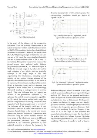 Fuzzy PID Control Performance Analysis for Robotic Arm System Research ...