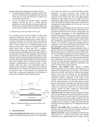 Numerical simulation model of solar air heater using ansys-14 | PDF