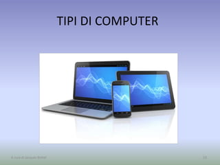 TIPI DI COMPUTER
53A cura di Jacques Bottel
 