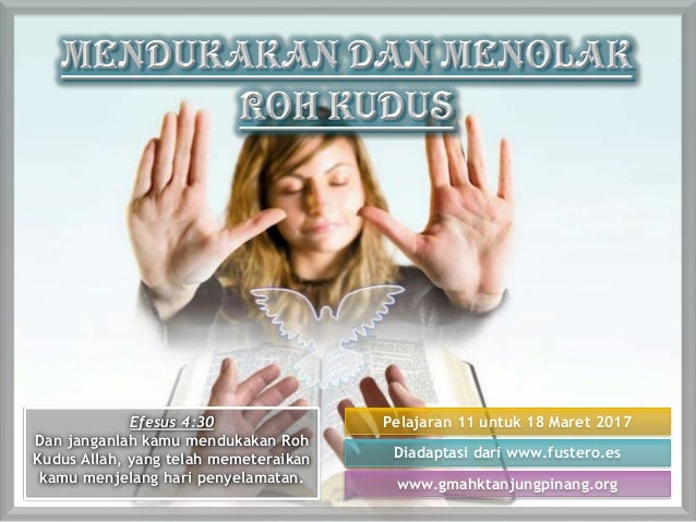 Pelajaran sekolah sabat ke 11 triwulan 1 2017