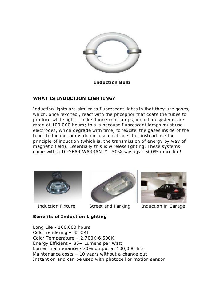 Induction Lighting