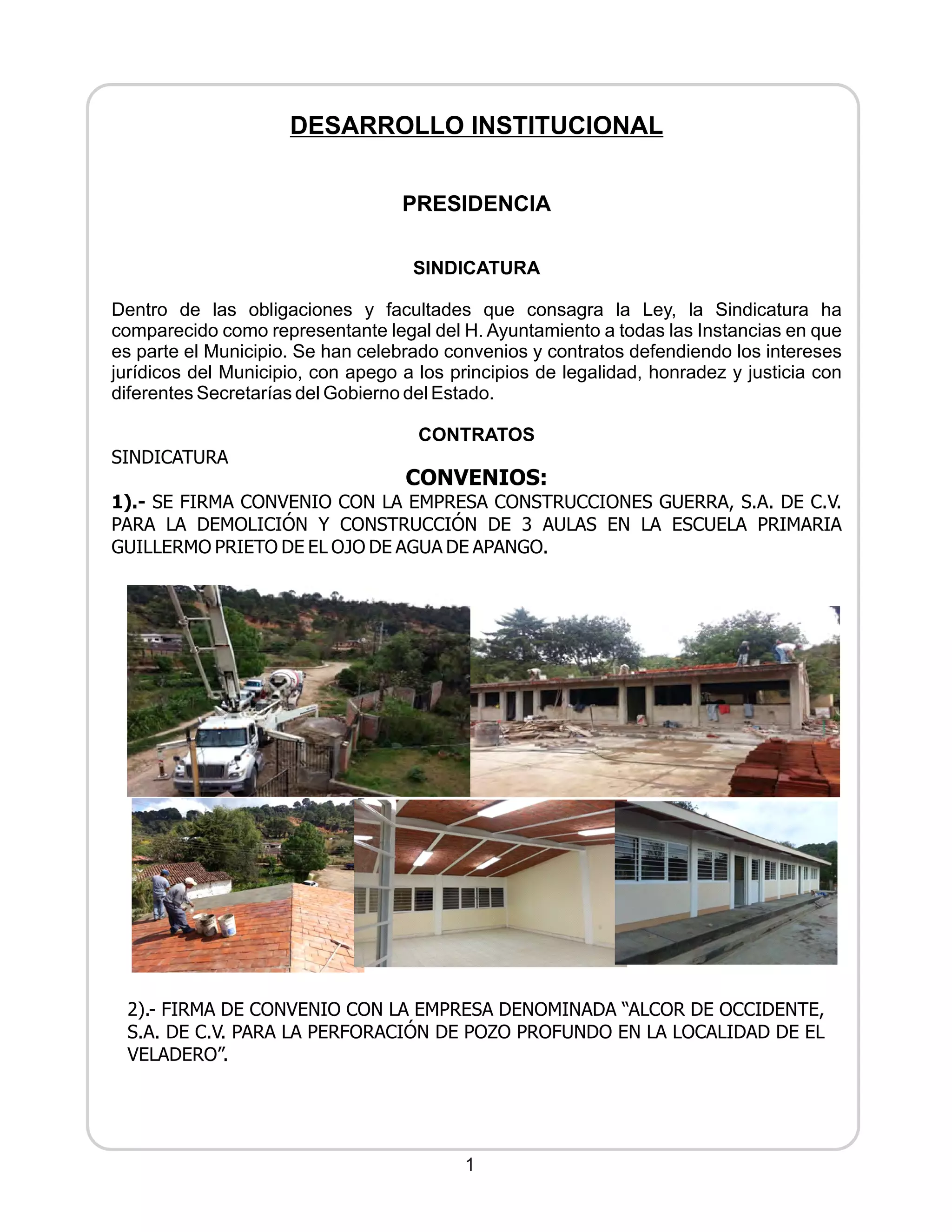 2° informe s. gabriel 2014