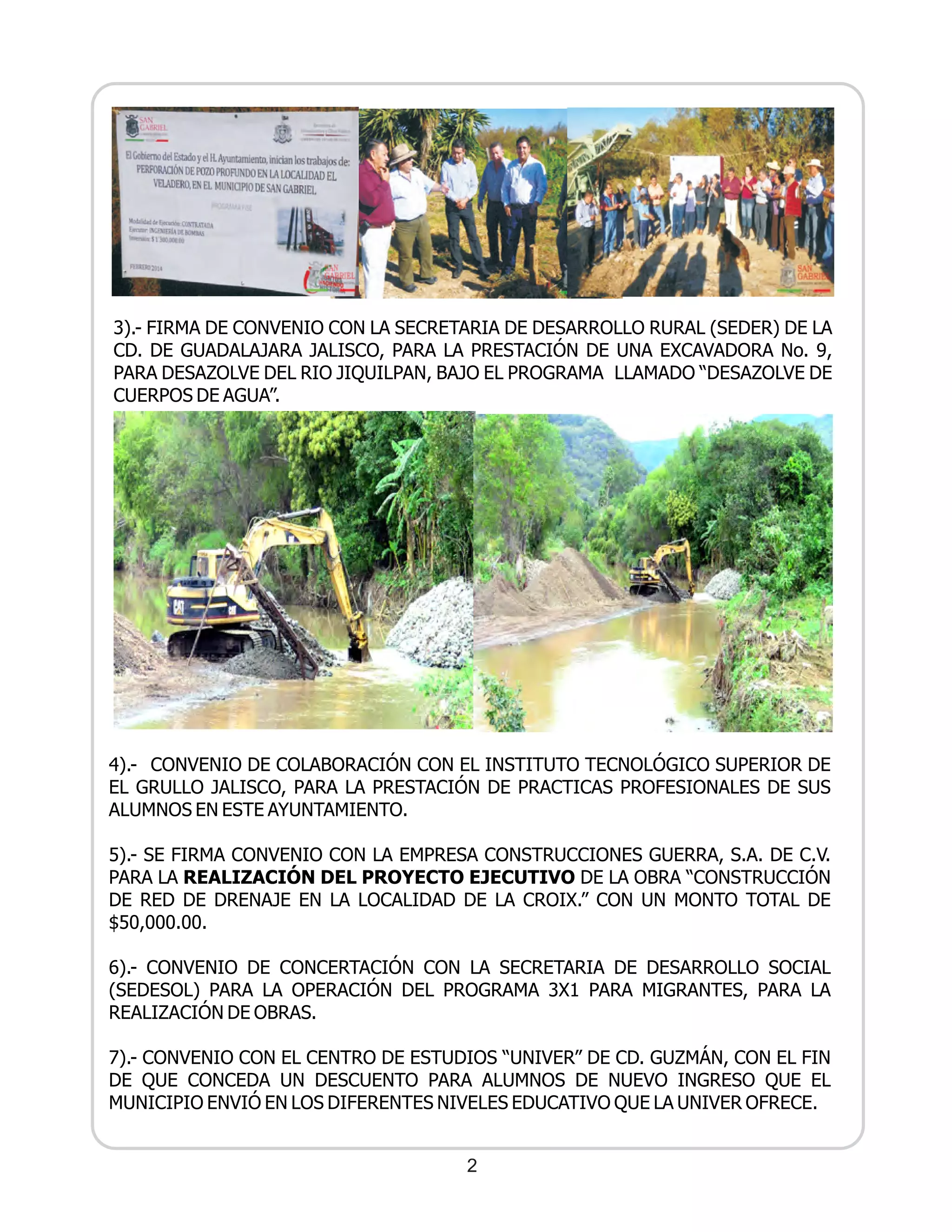 2° informe s. gabriel 2014