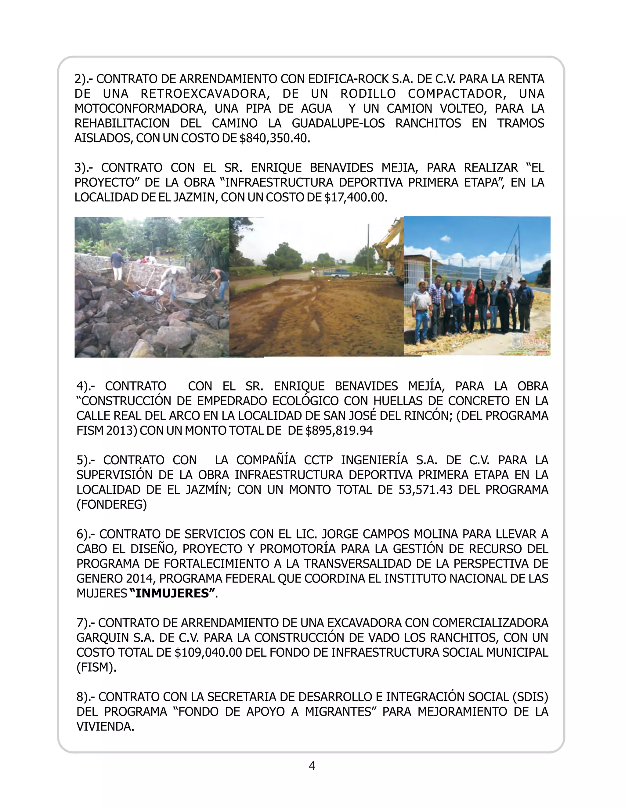 2° informe s. gabriel 2014