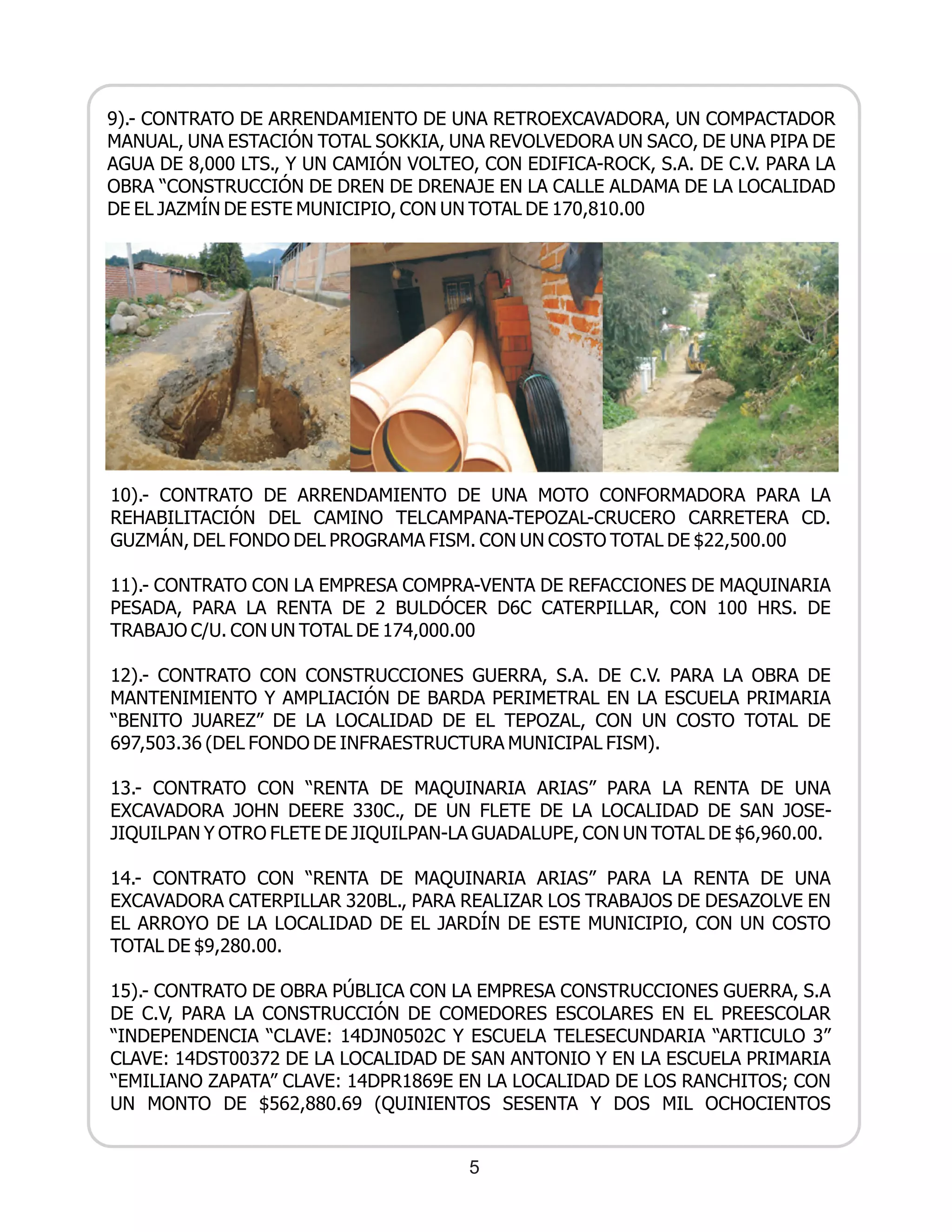 2° informe s. gabriel 2014