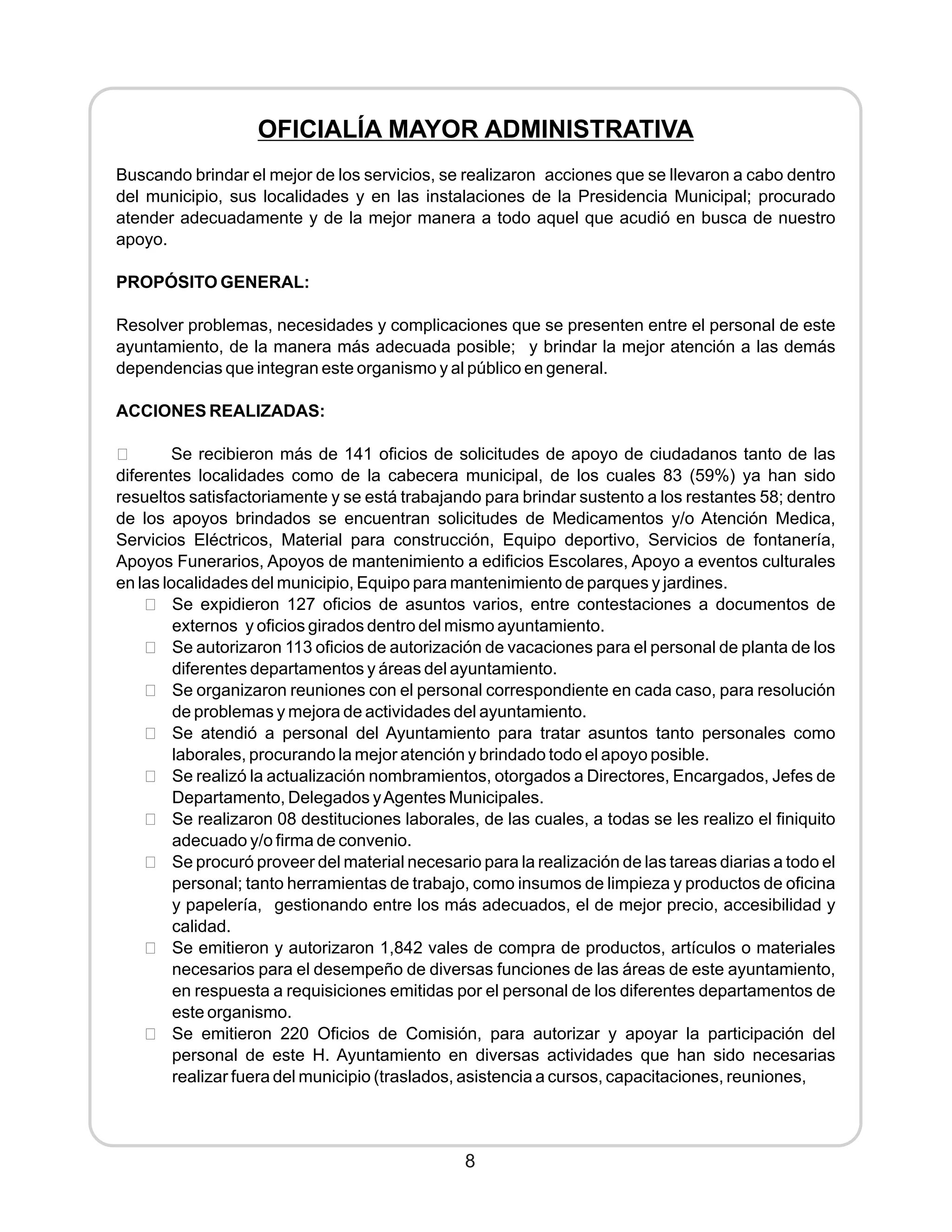 2° informe s. gabriel 2014