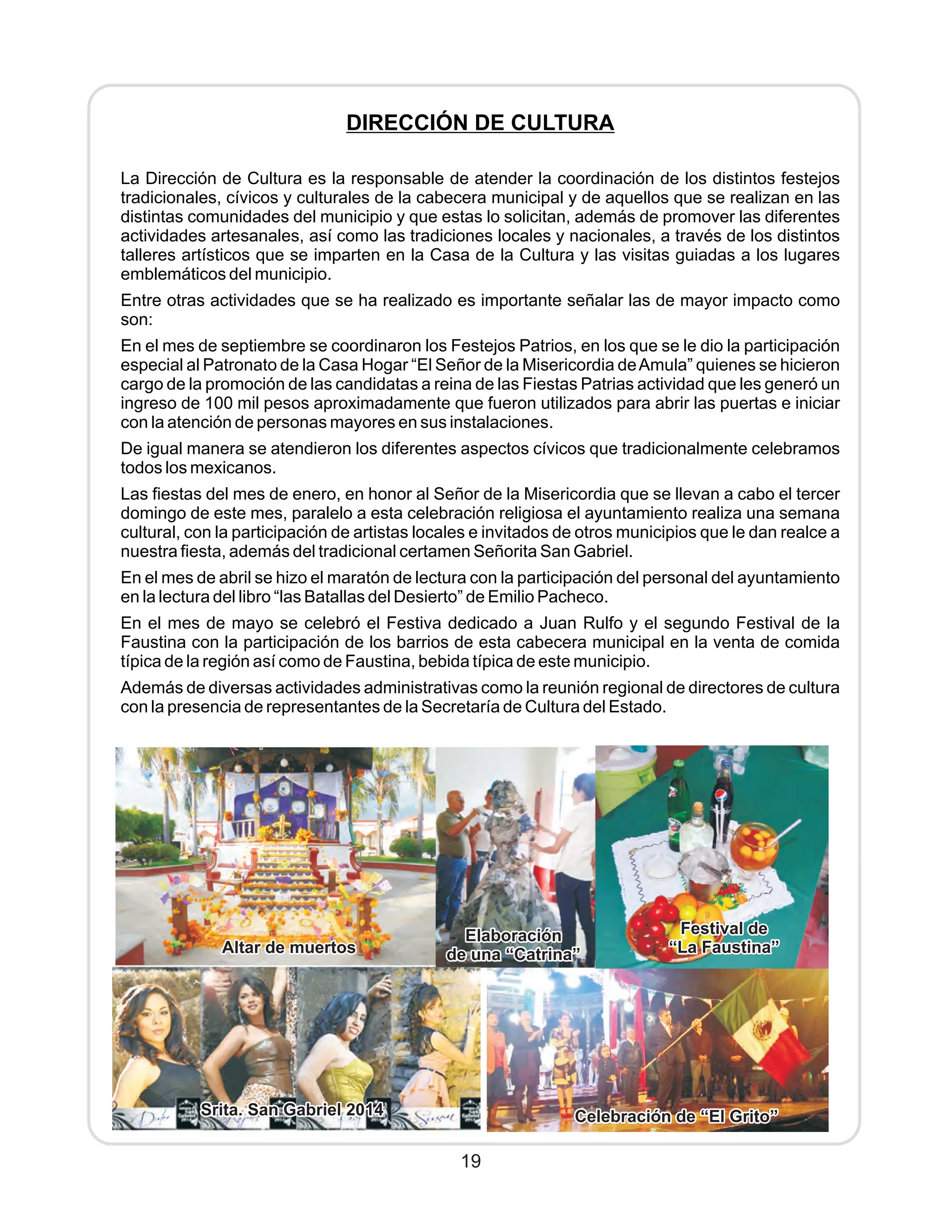 2° informe s. gabriel 2014