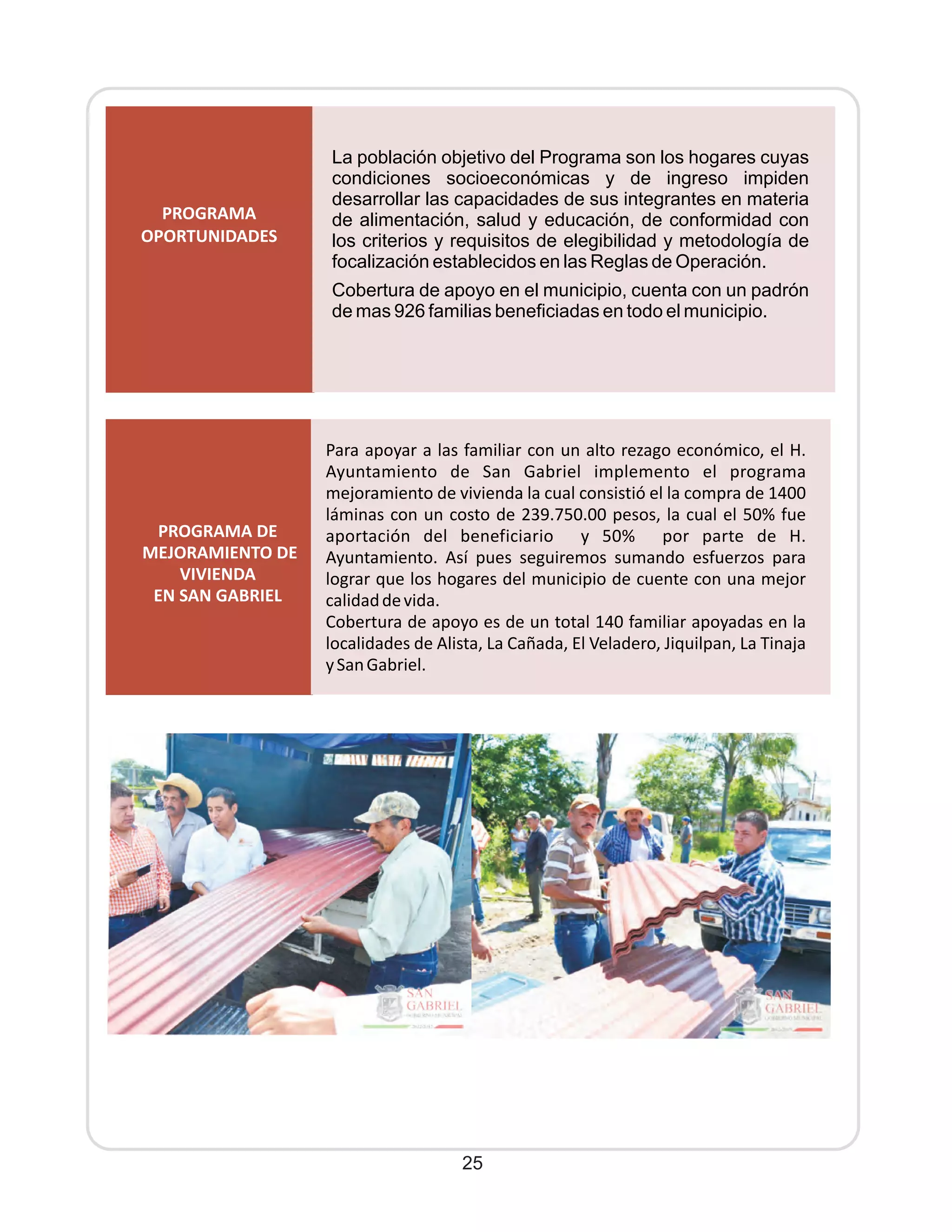 2° informe s. gabriel 2014