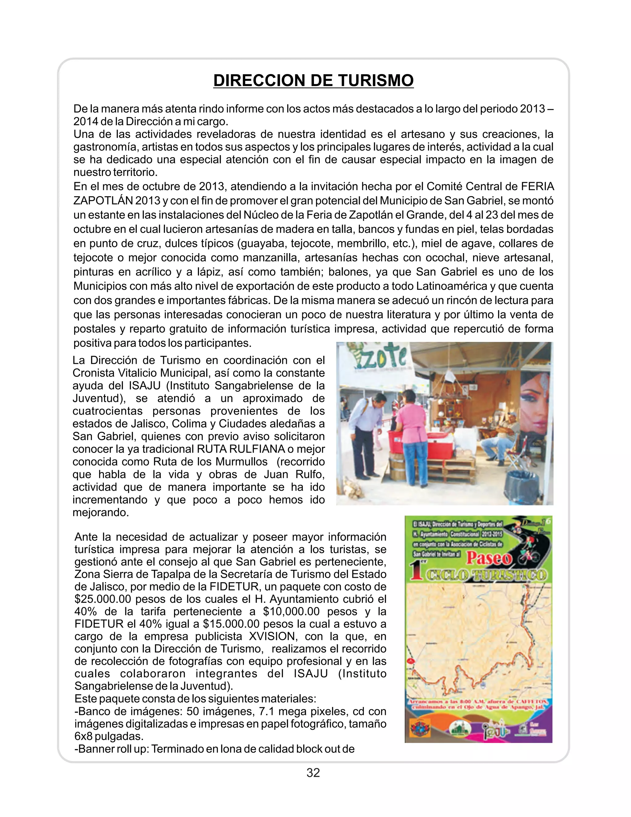 2° informe s. gabriel 2014