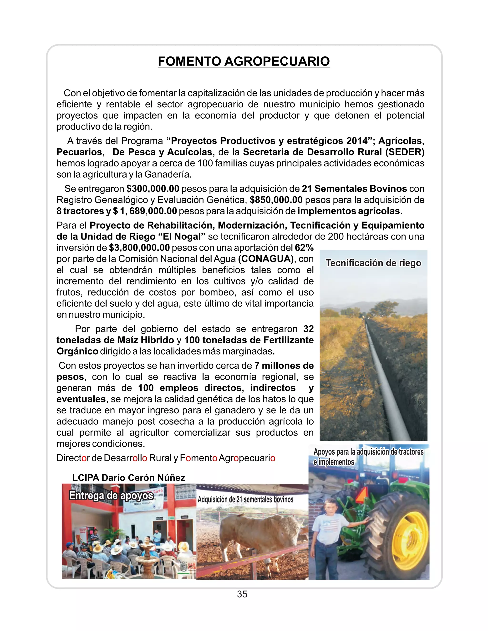 2° informe s. gabriel 2014