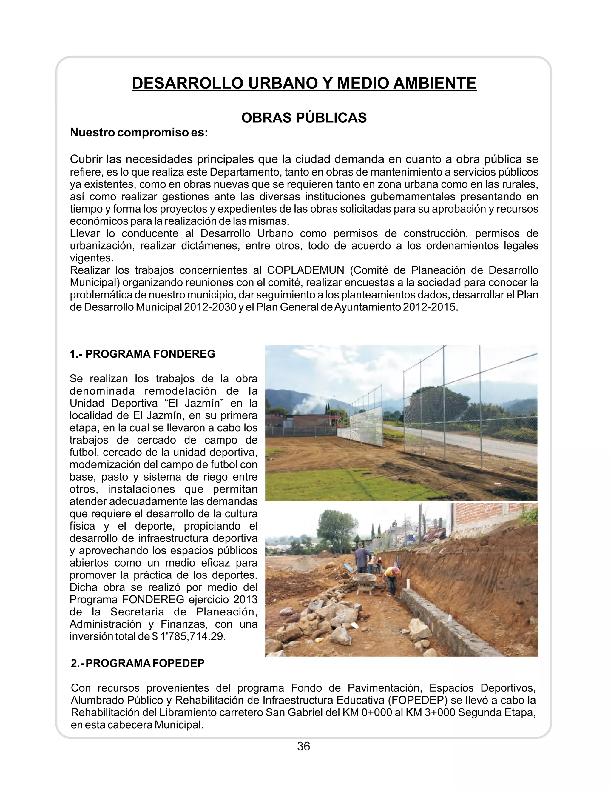 2° informe s. gabriel 2014