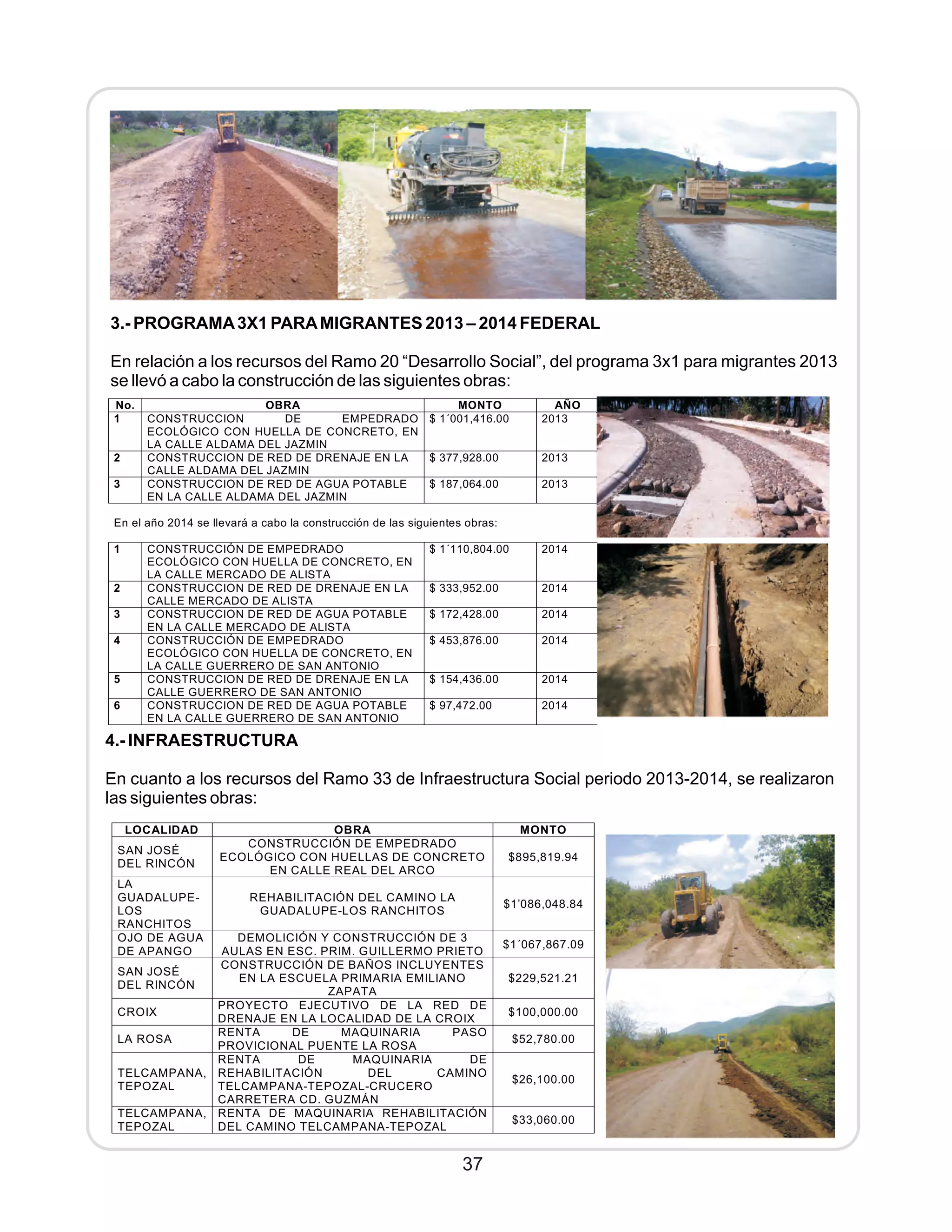 2° informe s. gabriel 2014