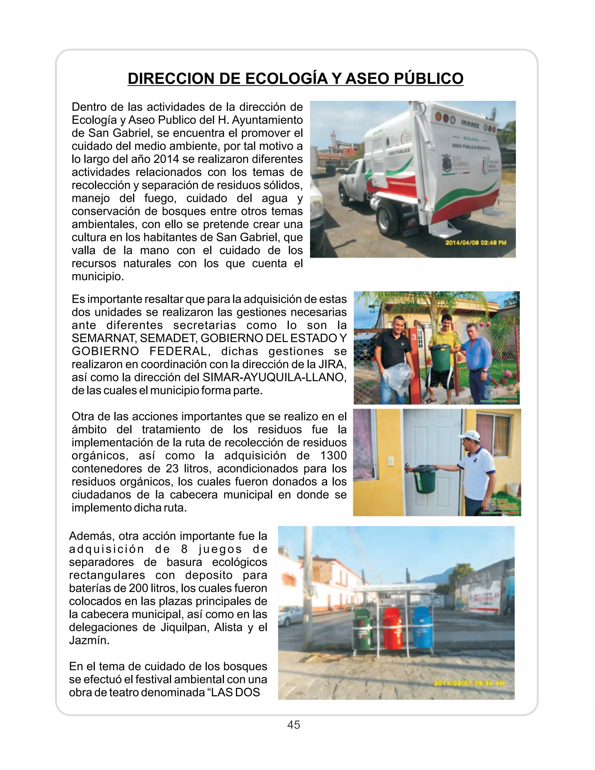 2° informe s. gabriel 2014