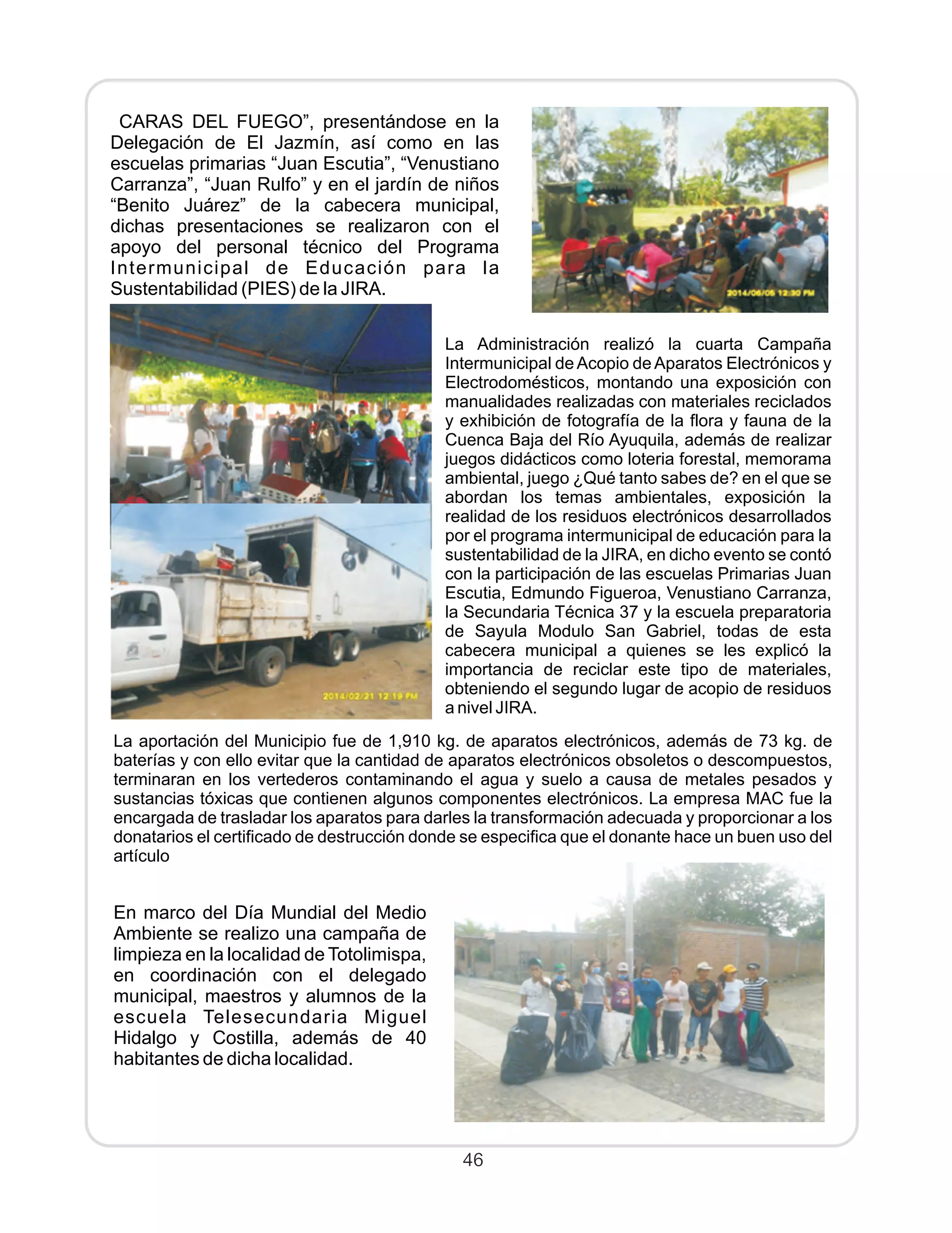 2° informe s. gabriel 2014