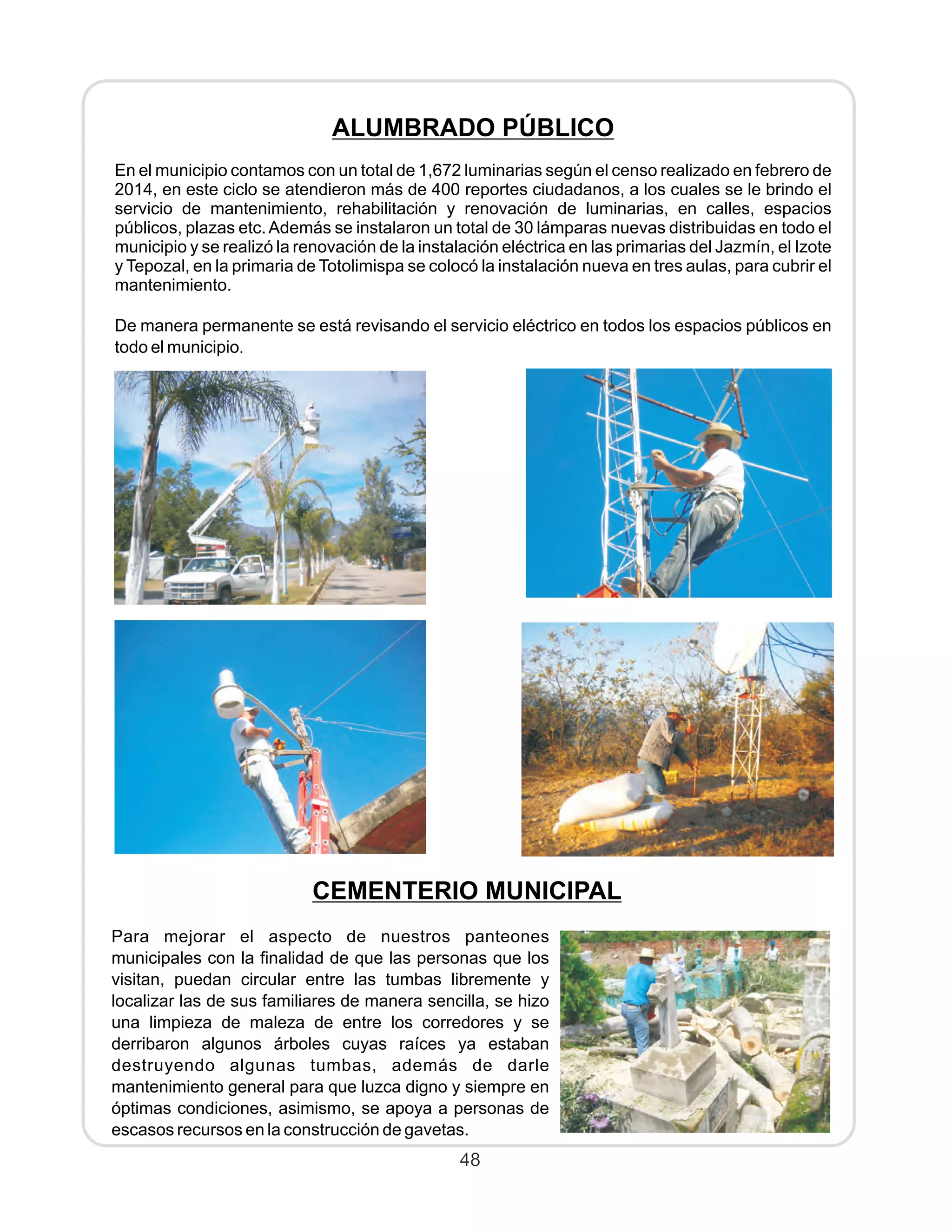 2° informe s. gabriel 2014