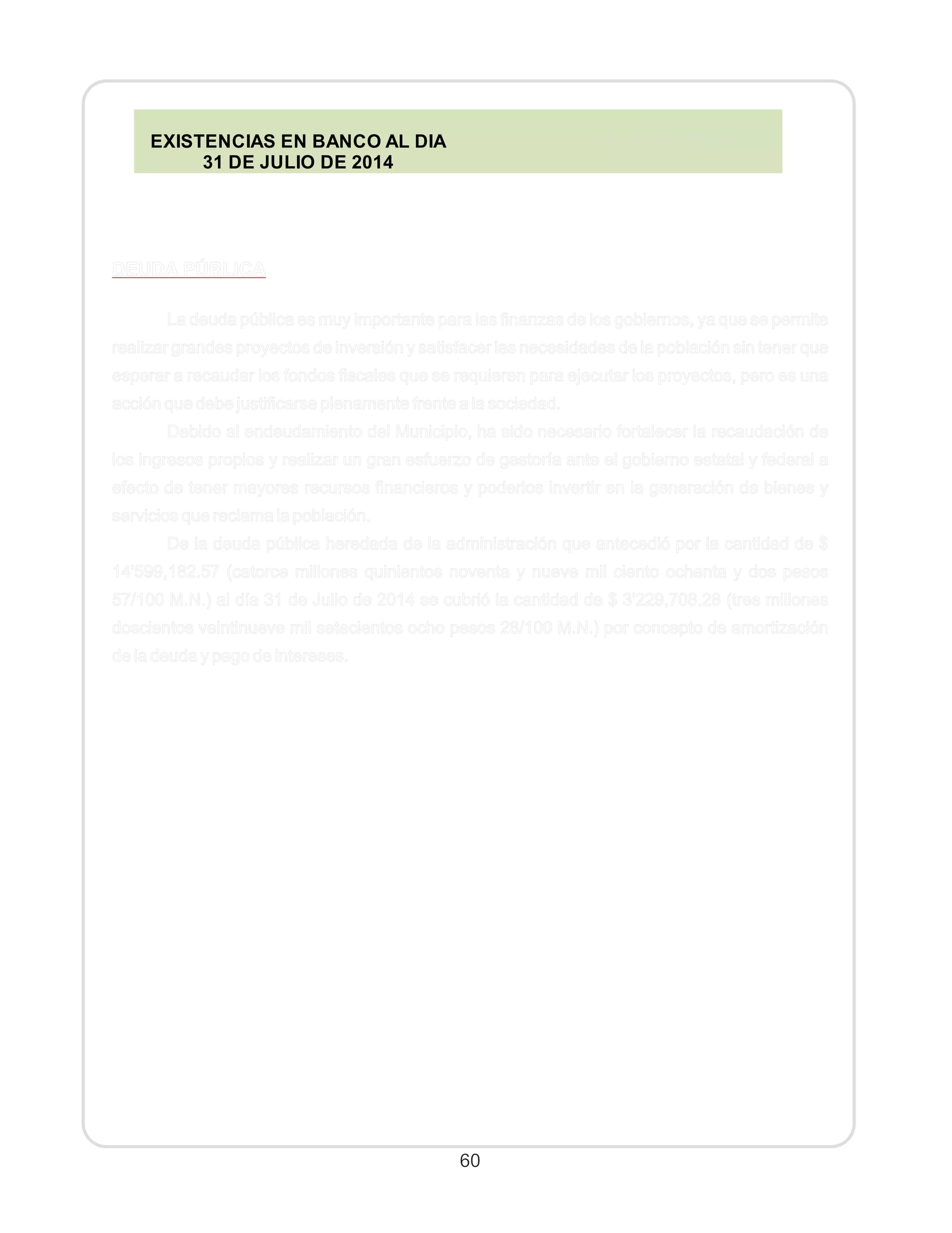 2° informe s. gabriel 2014