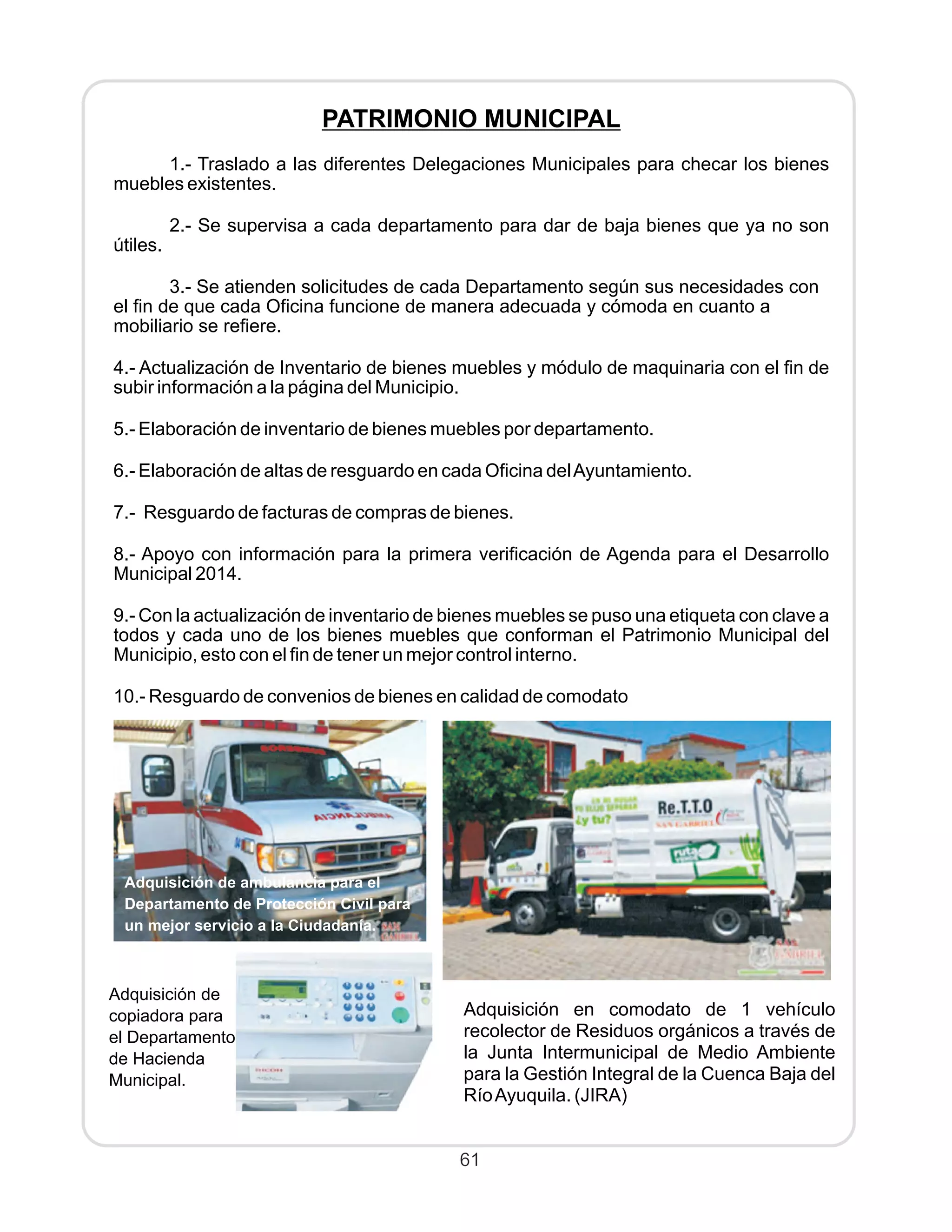 2° informe s. gabriel 2014