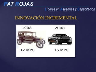 INNOVACIÓN INCREMENTAL
 