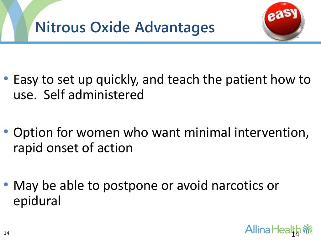 Nitrous Oxide for Labor Analgesia