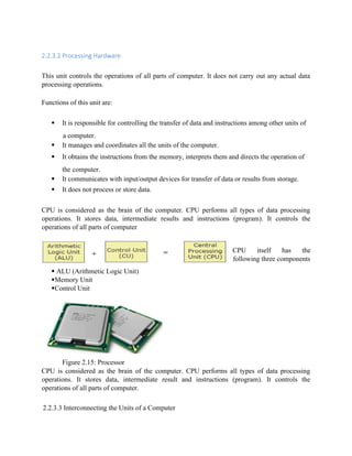 Input and Output Content of the computer .docx