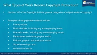 Copyrights, Patents, and Trademarks...Oh My! | PDF
