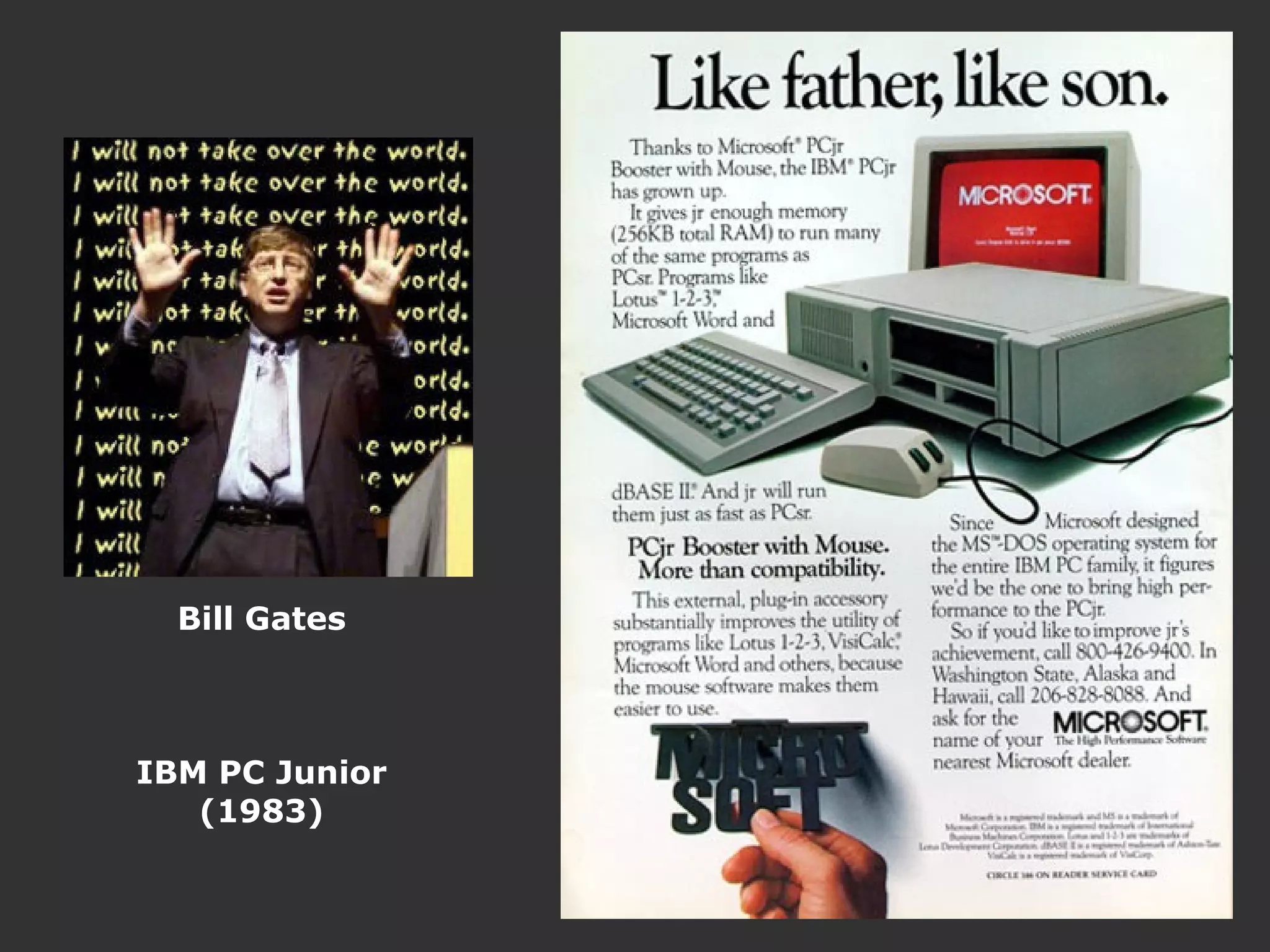 Bill Gates IBM PC Junior (1983) 