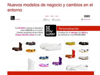 Nuevos modelos de negocio y cambios en el
entorno!



                        Personalización	
  
 