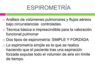 Espirometria | PPTX