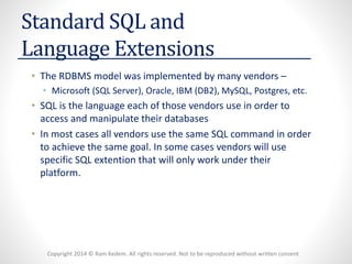 Introduction to SQL | PDF