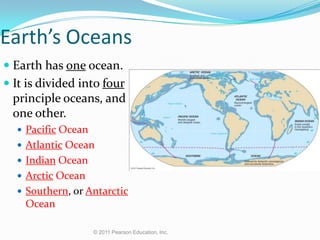 Divided Ocean 2 intro oceans and seas | PPTX