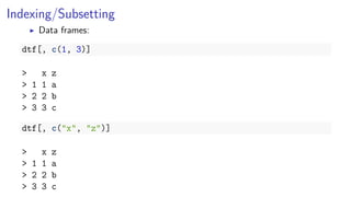 Basic R Data Manipulation | PDF