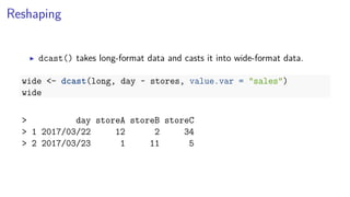 Basic R Data Manipulation | PDF