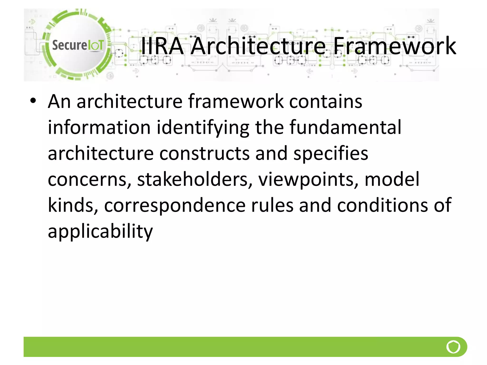 Internet of Things Reference Architectures | PPT