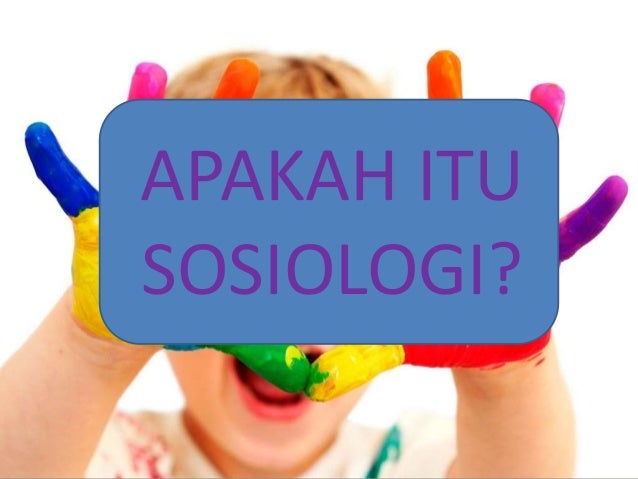 Pendidikan Sosiologi