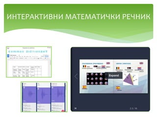 ИНТЕРАКТИВНИ МАТЕМАТИЧКИ РЕЧНИК
 