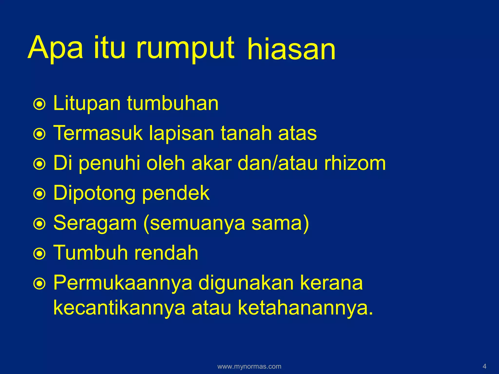 Jenis2 Rumput Jenis rumput | PPTX